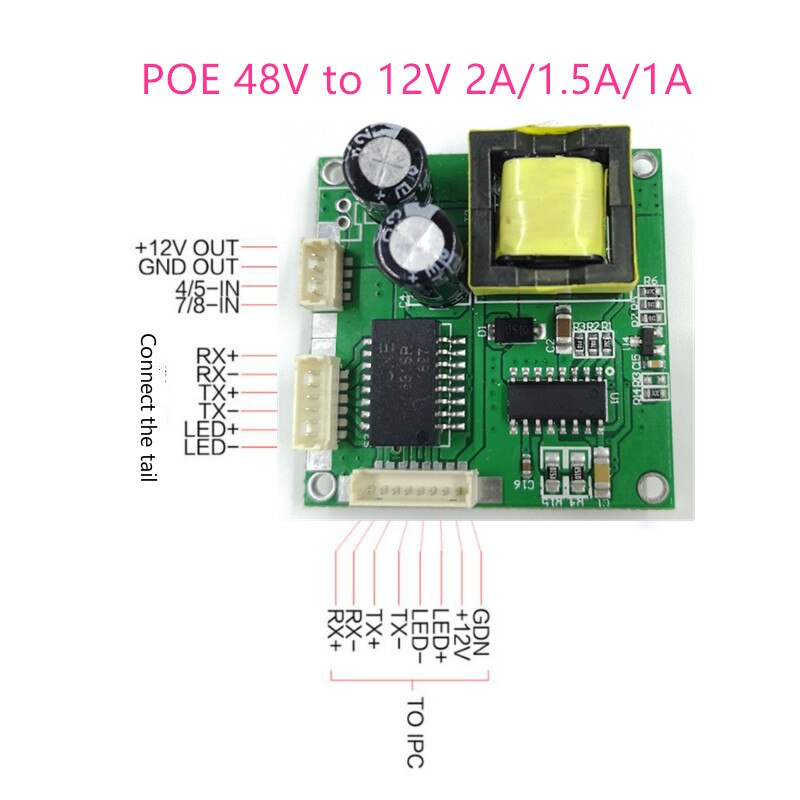 48V POE PD   ī޶   12V 1A/1.5A/2A ..